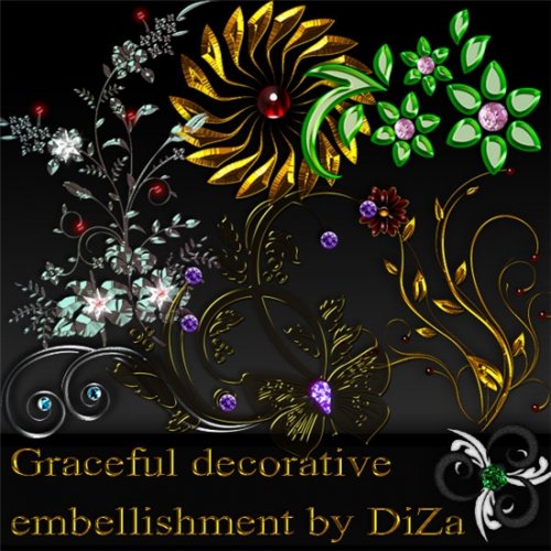 Graceful decorative embellishment - изящные декоративные украшения