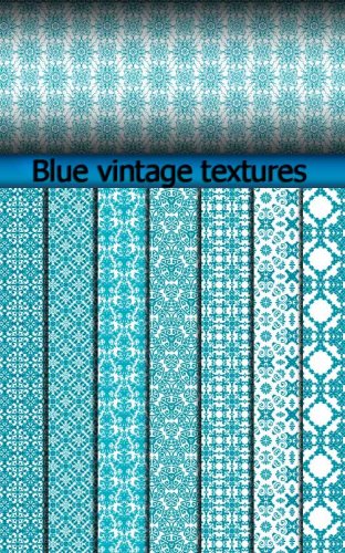 Blue vintage textures