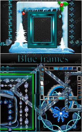 Blue frames