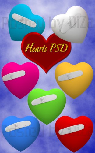 Hearts PSD